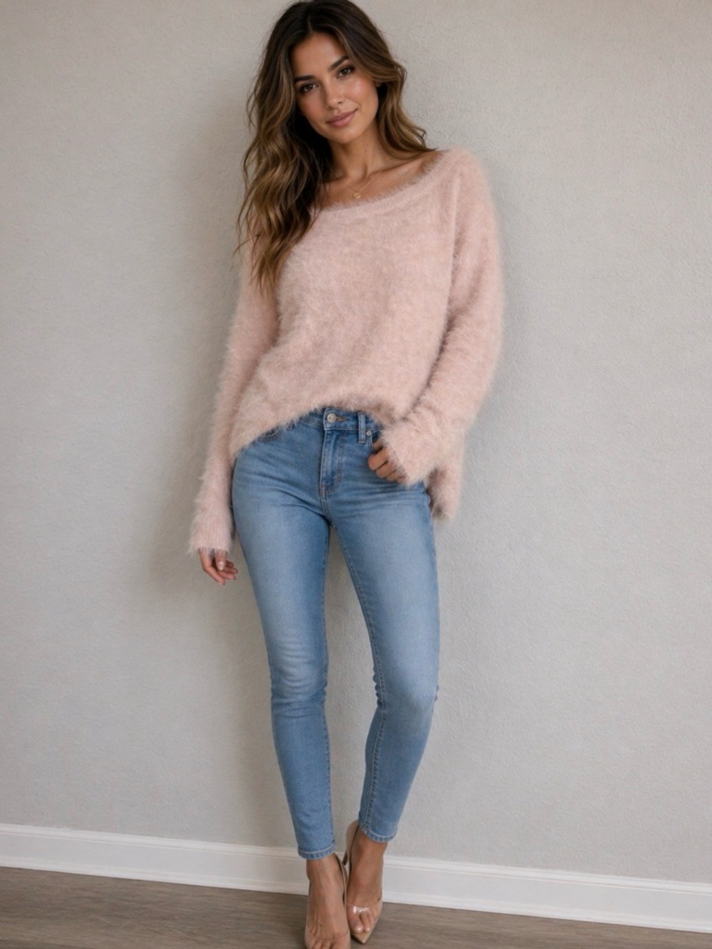Jessica Simpson Soft Blush Sweater Size Medium